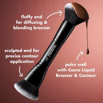 Dual Ended Brush for Bronzer and Contour